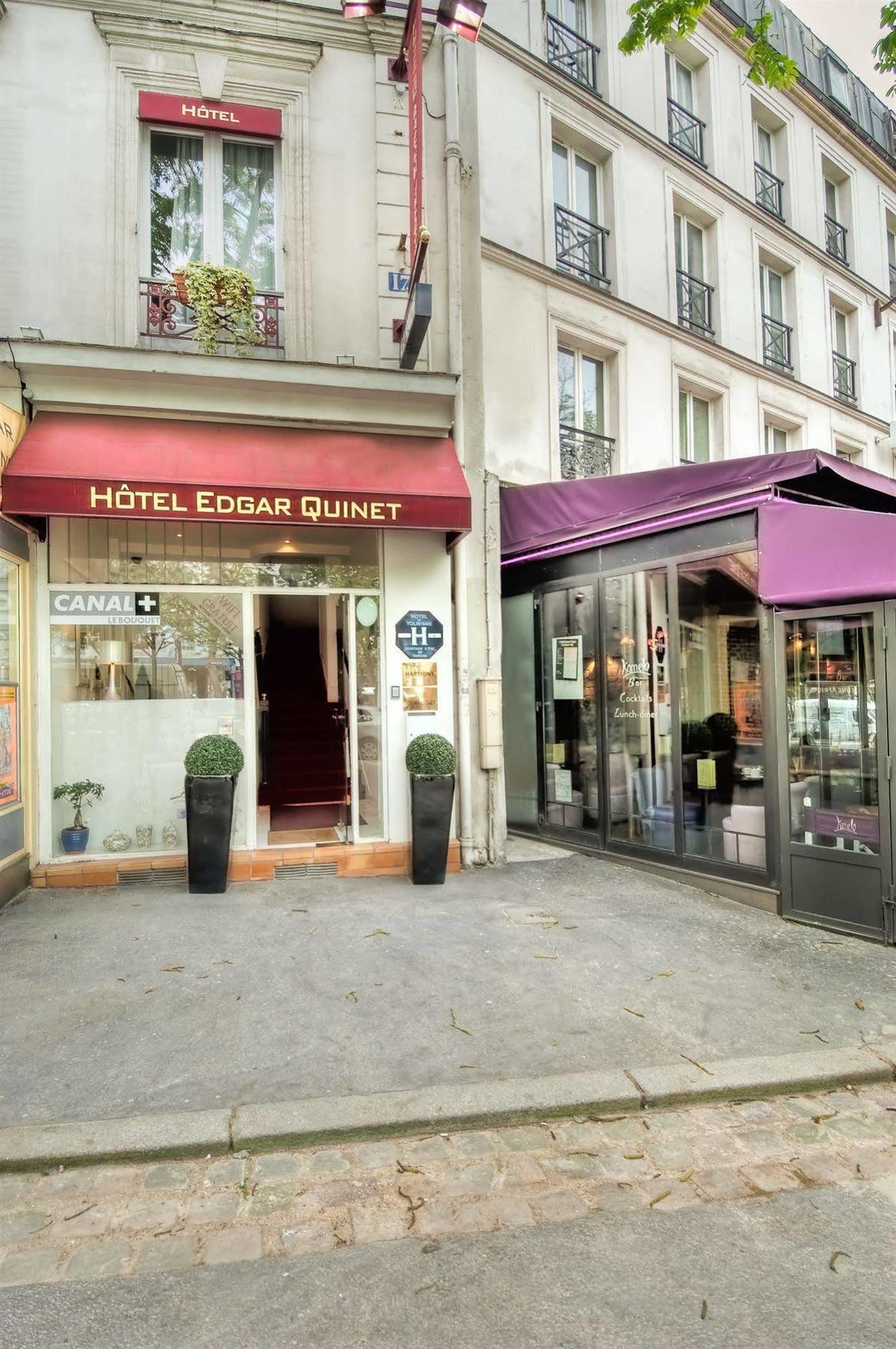 Hôtel Edgar Quinet Paris Exterior foto